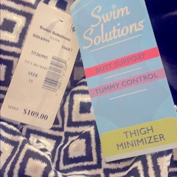 SWIM Solutions Double Diamond Skater Swimsuit - Picture 8 of 8